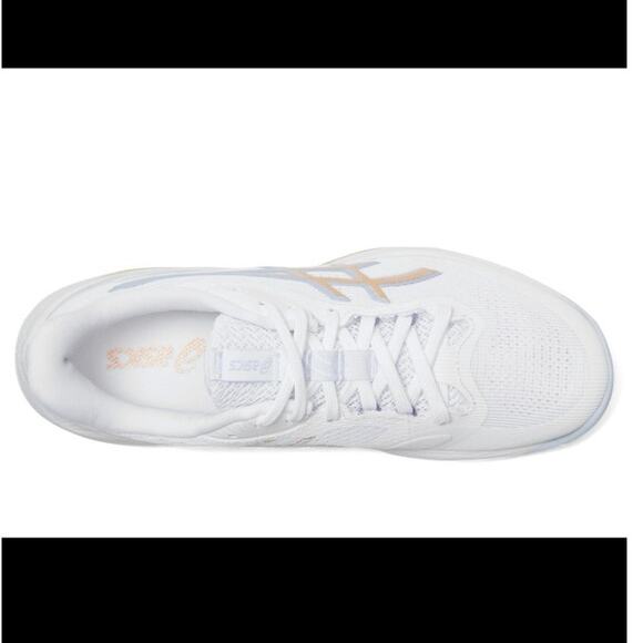 ASICS Netburner Ballistic FF 4 White Champagne Women’s Wide 8.5 Volleyball NEW - Picture 5 of 15